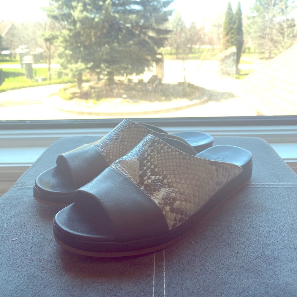 Rag & Bone Falk leather and python sandals size 39